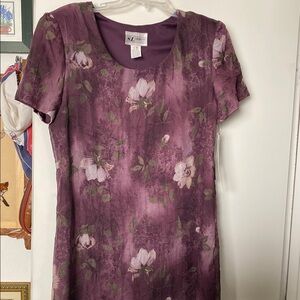 S. L. Fashions floral Whimsigoth long vintage dress